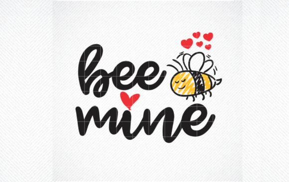 Bee Mine SVG, Valentine's Day SVG, Kids