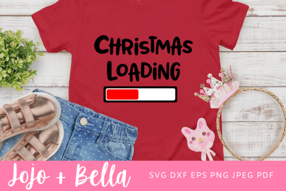 Christmas Loading Svg, Mom Christmas