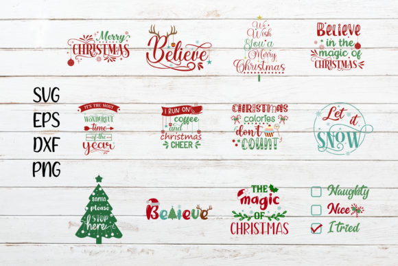 Christmas Quote Bundle: Graphics and Crafts for Creative Publishing
