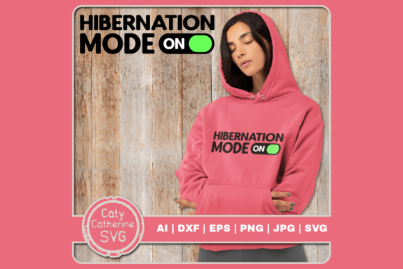 Hibernation Mode on Funny Winter Quote