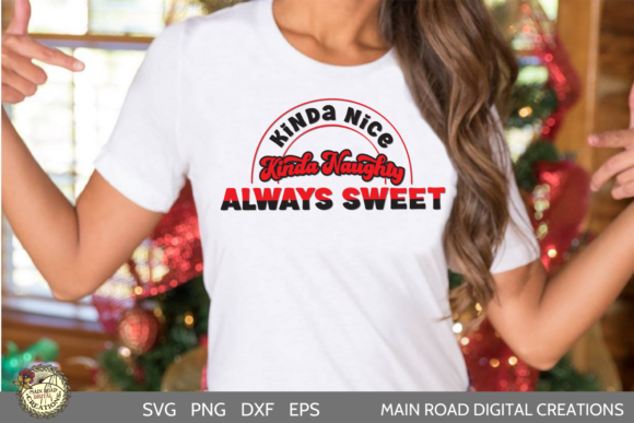 Naughty and Nice Christmas Graphics for Crafts